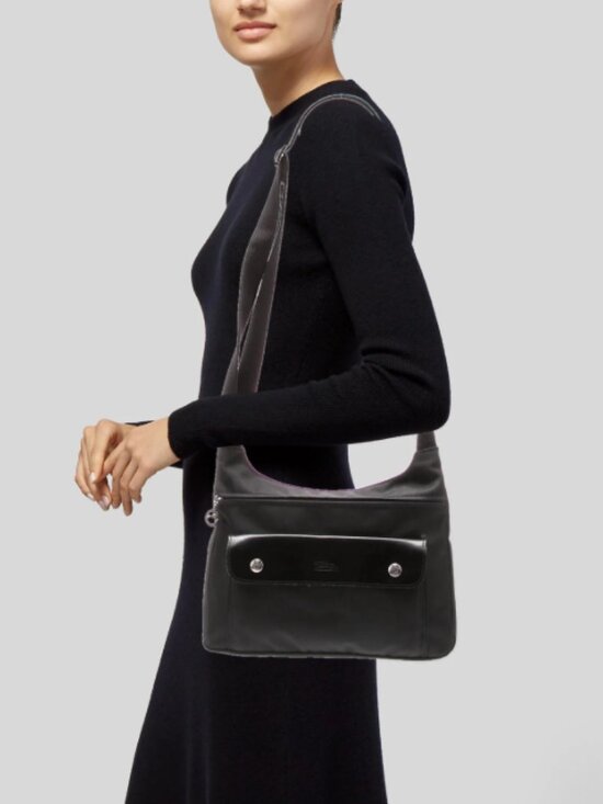 Longchamp Handbags - Longchamp Planetes Crossbody Bag in Black